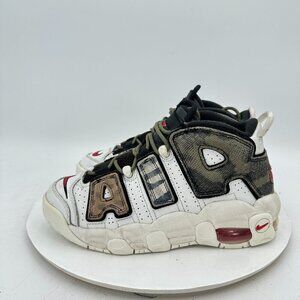 Nike Air More Uptempo Tunnel Walk Youth Size 5Y Women 6.5 DZ4843-100 White Shoes
